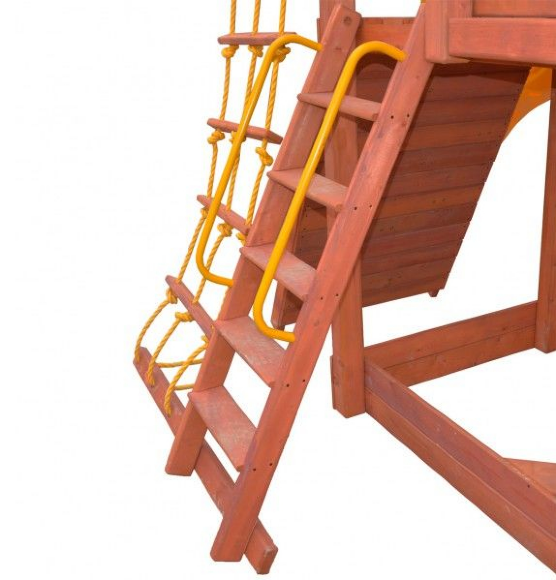 Игровая площадка Playgarden "SkyFort Deluxe" с двухволновой горкой и горкой трубой Игровая площадка Playgarden "SkyFort Deluxe" с двухволновой горкой и горкой трубой