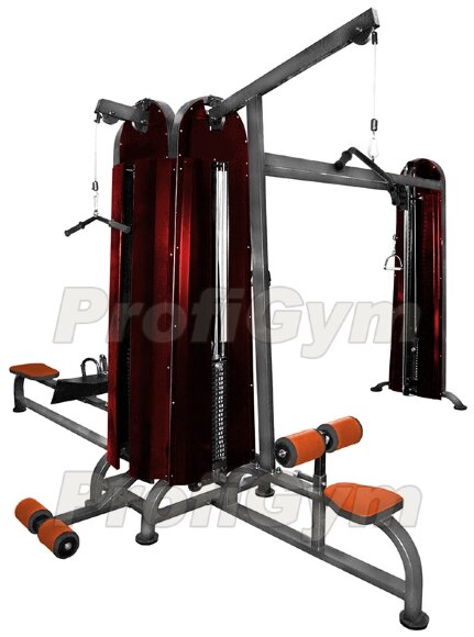 Четыресторониий грузоблочный тренажер 5 стеков ProfiGym МС-0021-С
