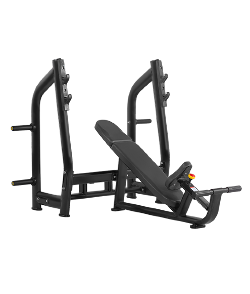 Скамья для жима с положительным наклоном Bronze Gym H-025 (черная)