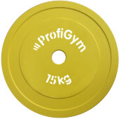 Диск стальной "Powerlifting" с полимерным покрытием, 15 кг ProfiGym ДПЛ-15